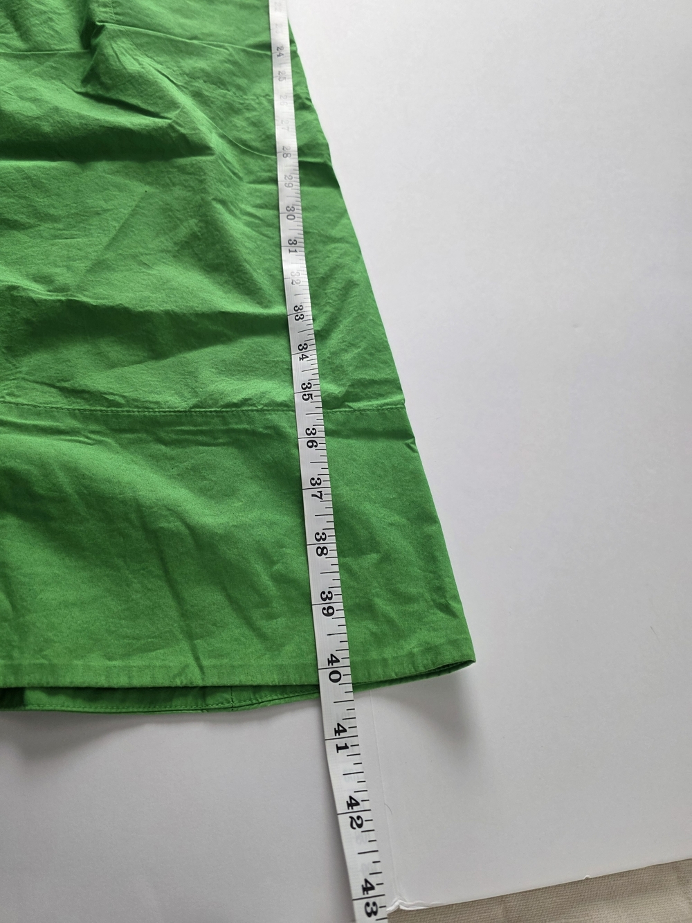 J. Crew Green Button-Front Square Neck Midi Dress with Tie Waist Size 00 - Picture 13 of 16